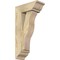 Ekena Millwork Funston Traditional Rough Sawn Bracket w/ Offset Brace, Douglas Fir, 6"W x 14"D x 26"H BKT0604X14X26FST01RDF - alternate 1